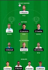 OVI vs LNS Dream11 Prediction, Match 21, Grand League Team