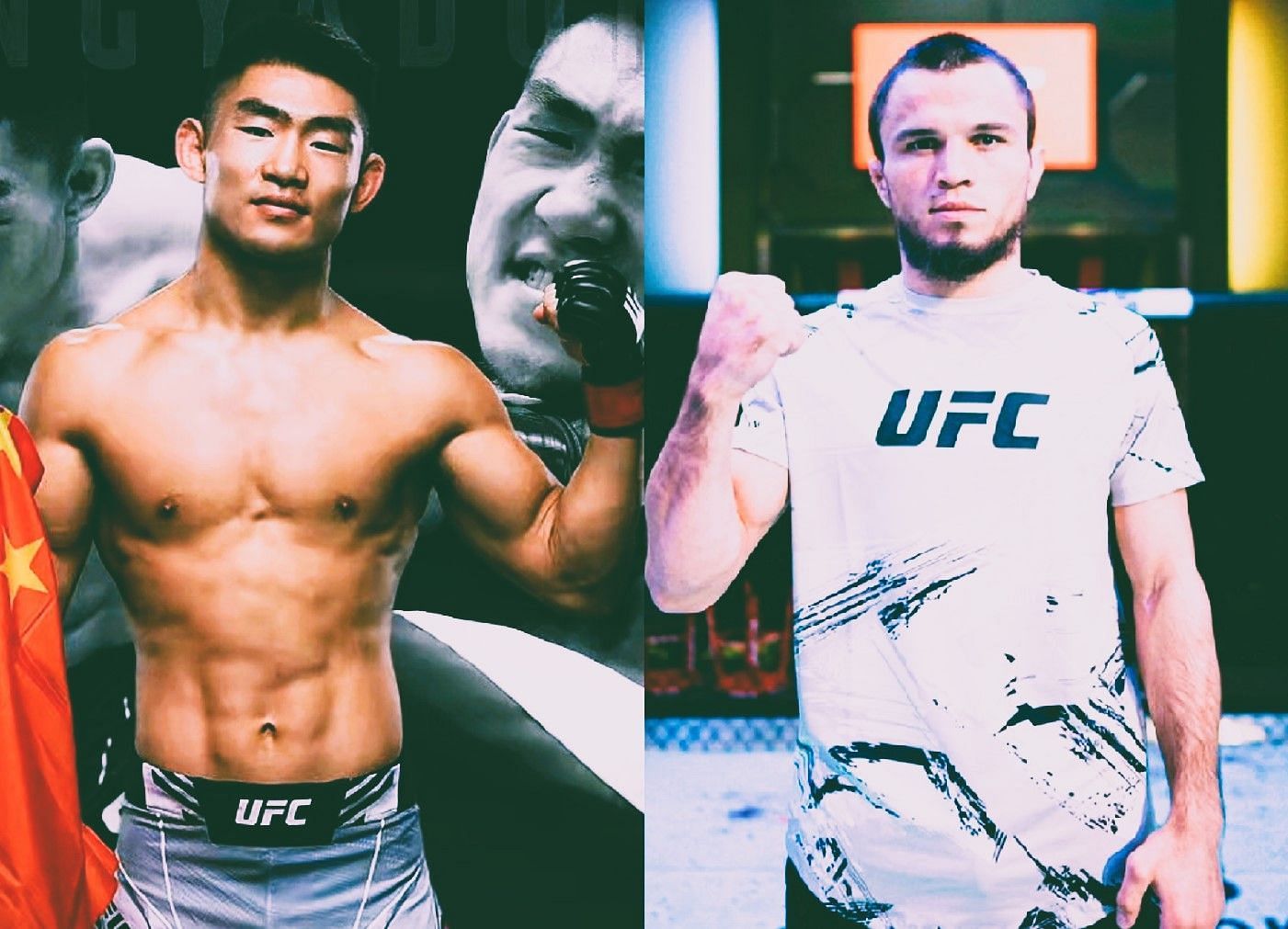 Yadong vs. Nurmagomedov [Images via @yadongsong &amp; @umar_nurmagomedov on Instagram]