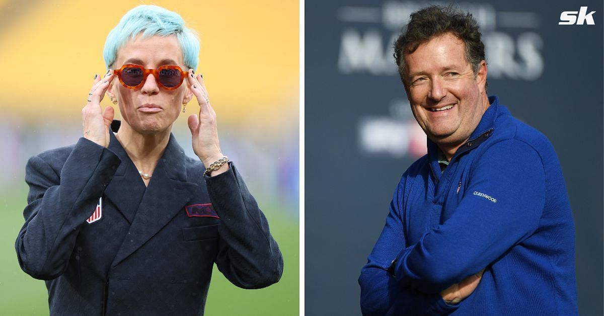 Piers Morgan mocks Megan Rapinoe after she misses penalty for the USWNT.