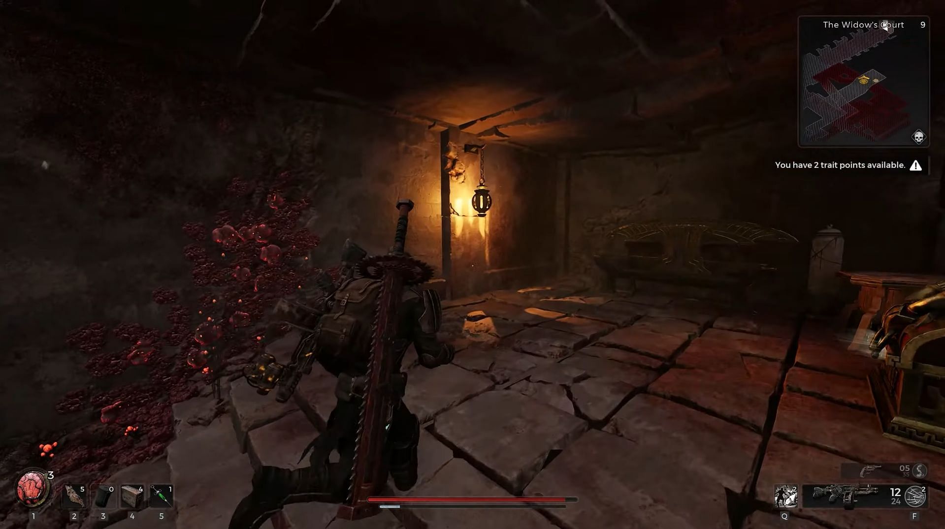 Secret room with an illusion wall on the left (Image via Remnant 2)