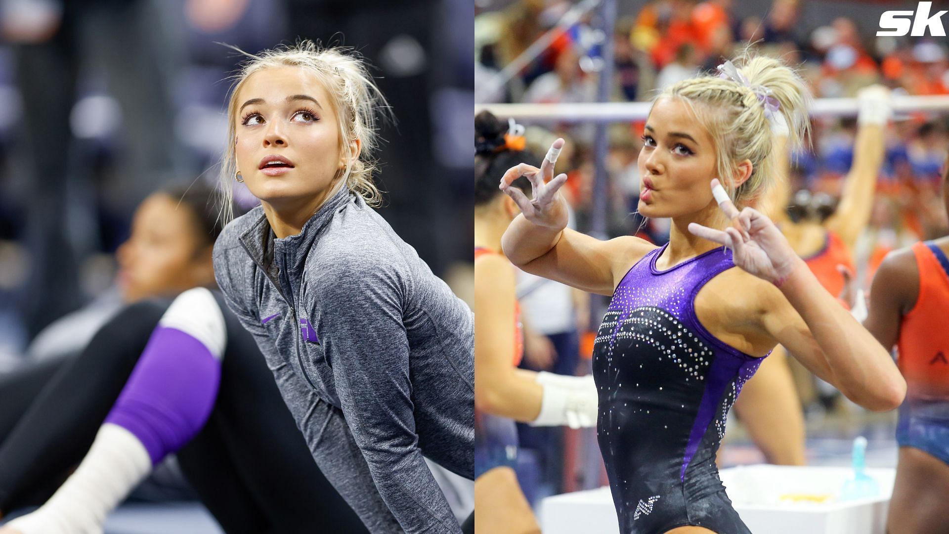 Olivia Dunne, a gymnast at LSU