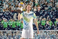 Stefanos Tsitsipas at the 2023 Los Cabos Open.