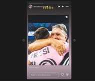 A screenshot of Antonella Rocuzzo's Instagram story