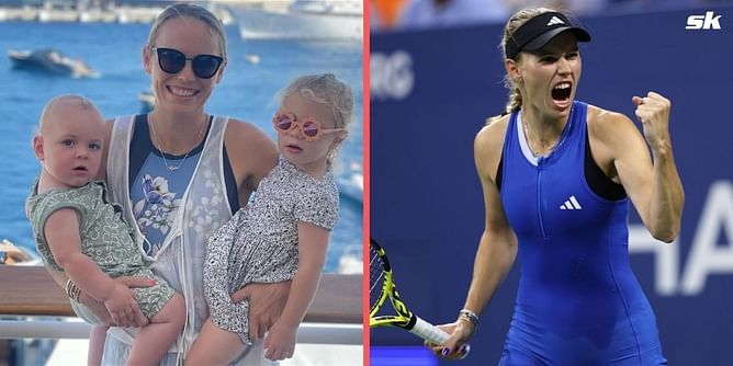 Caroline Wozniacki: "When I'm with the kids, I'm with the kids 100% and when I'm zoned in on the match, I'm there 100%"