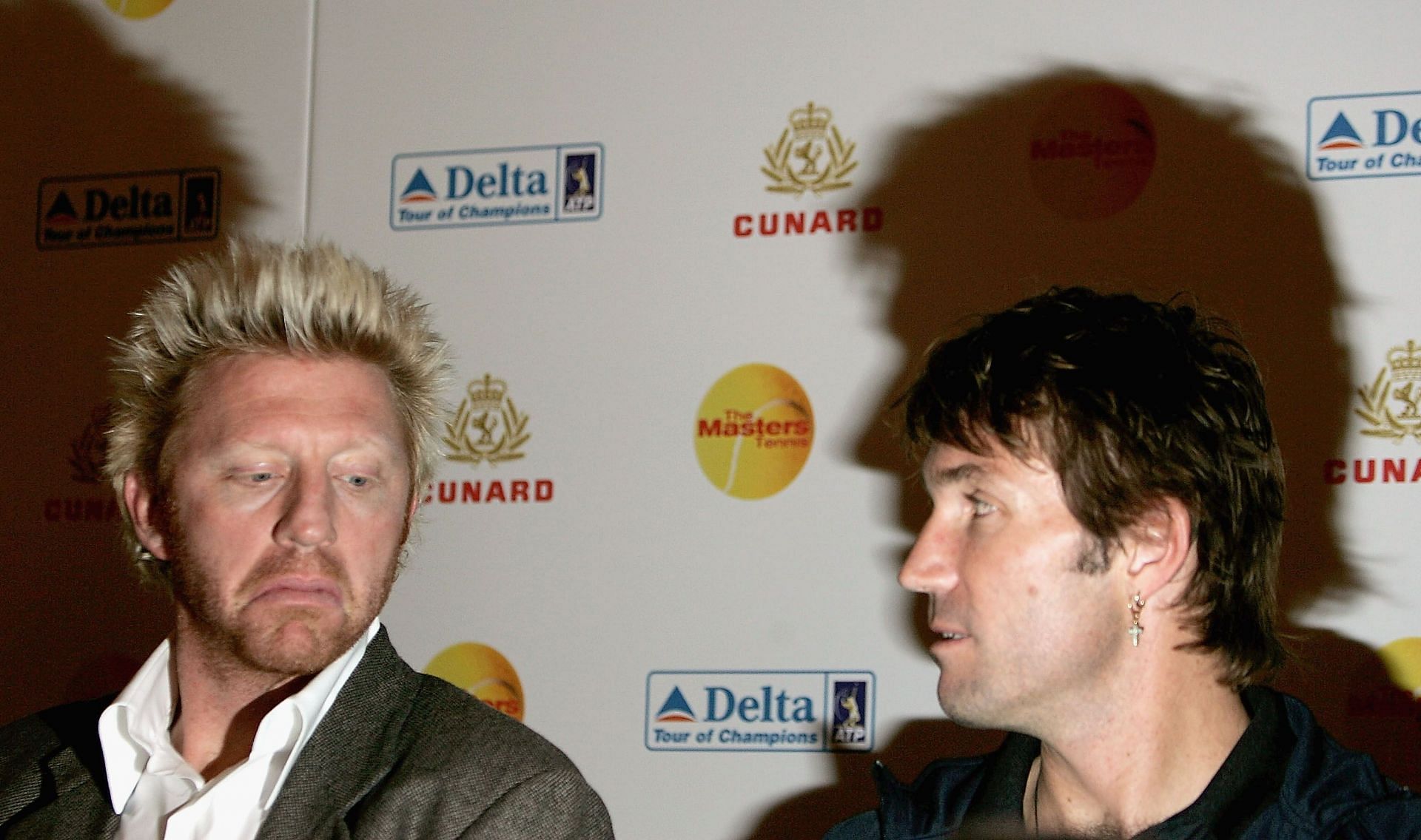Boris Becker and Pat Cash
