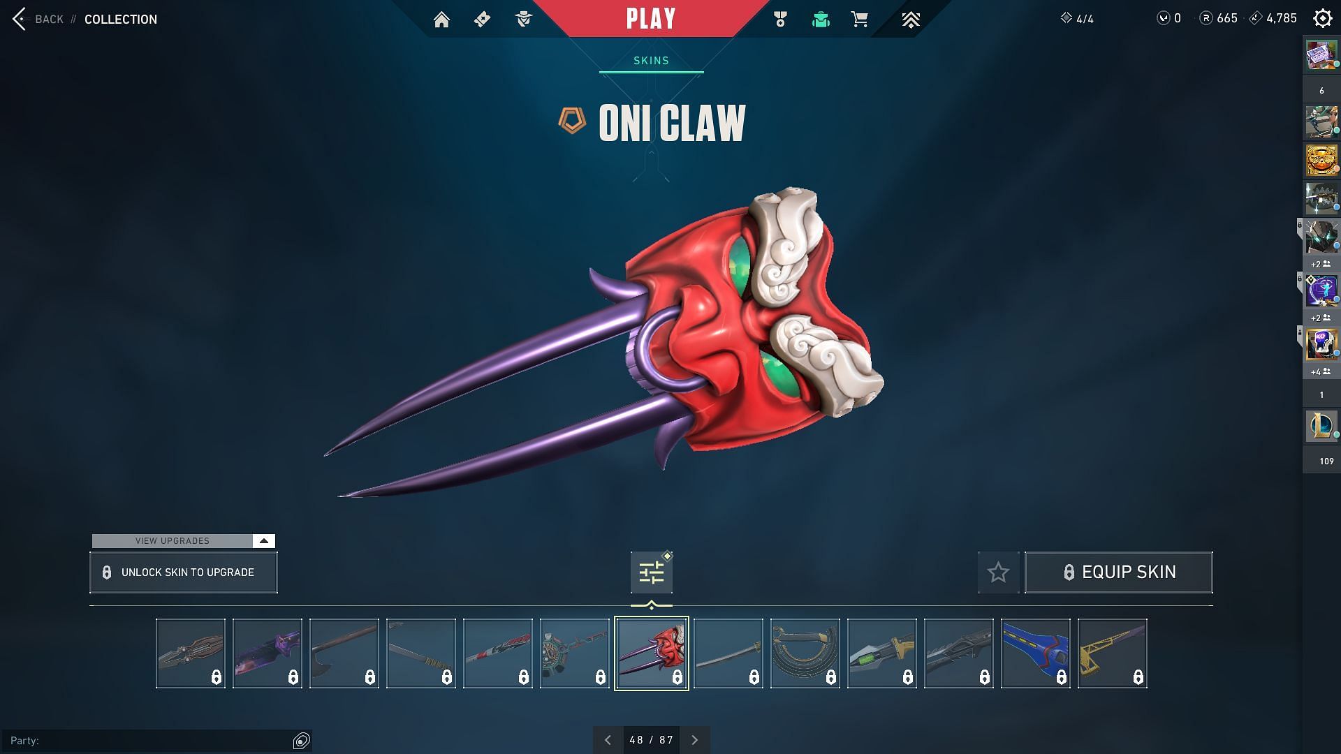 The Oni Claw (Image via Riot Games)