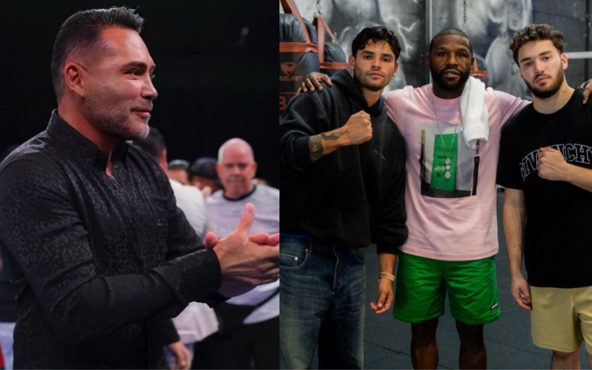 Oscar De La Hoya drops tongue-in-cheek response [Images via: @kingryan and @oscardelahoya on Instagram]