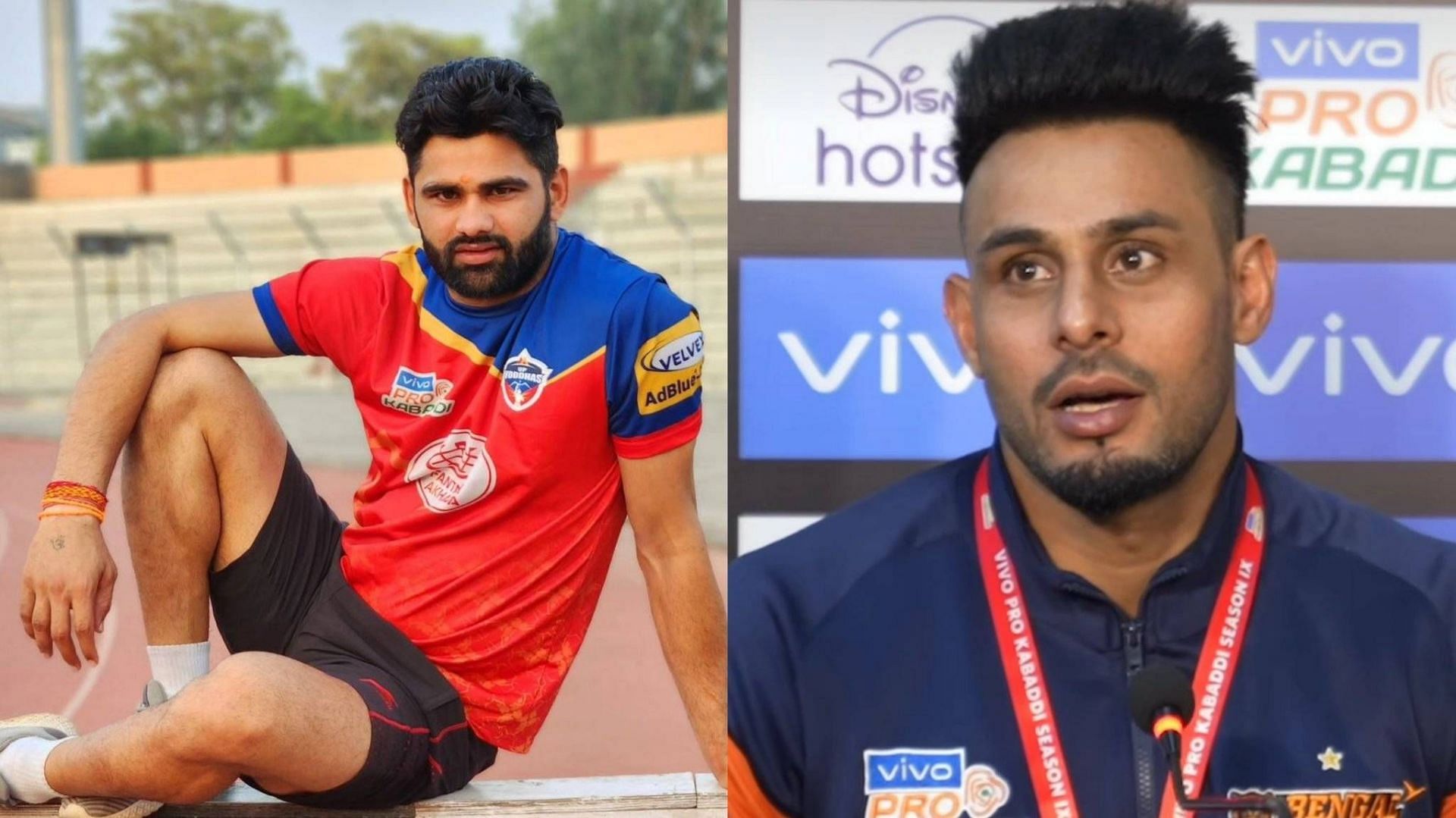 Pardeep Narwal and Maninder Singh are 2 of the best raiders in kabaddi