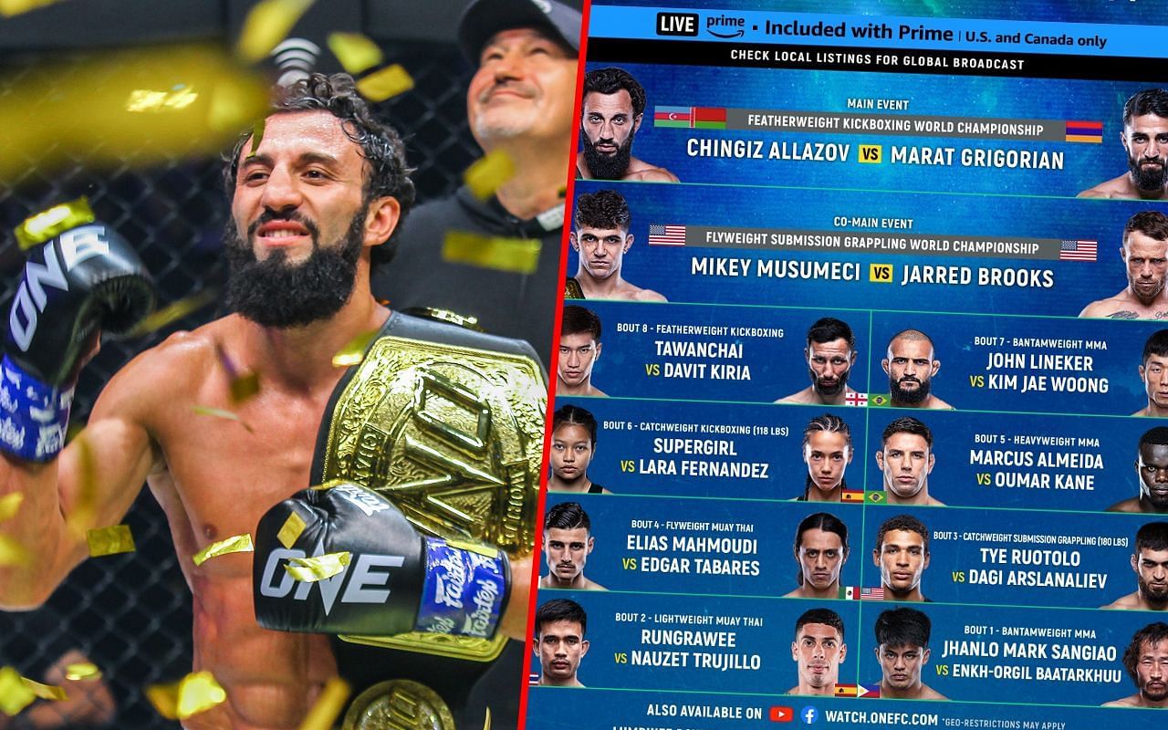 ONE Fight Night 13: card, onde assistir ao vivo e horários