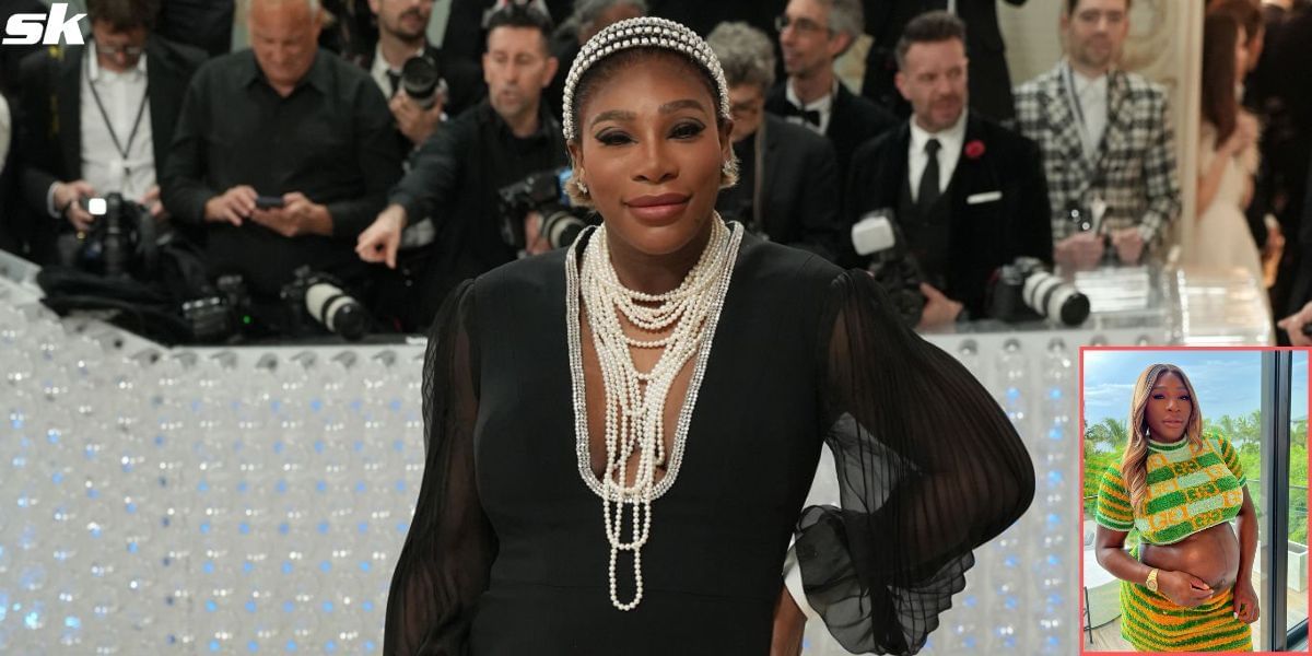 Serena Williams rocks baby bump in chic Gucci outfit