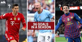 5 players with most goals scored in a single season in Europe's top 5 leagues