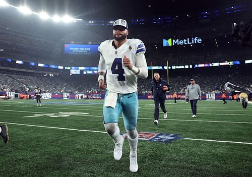 Dak Prescott at Dallas Cowboys v New York Giants