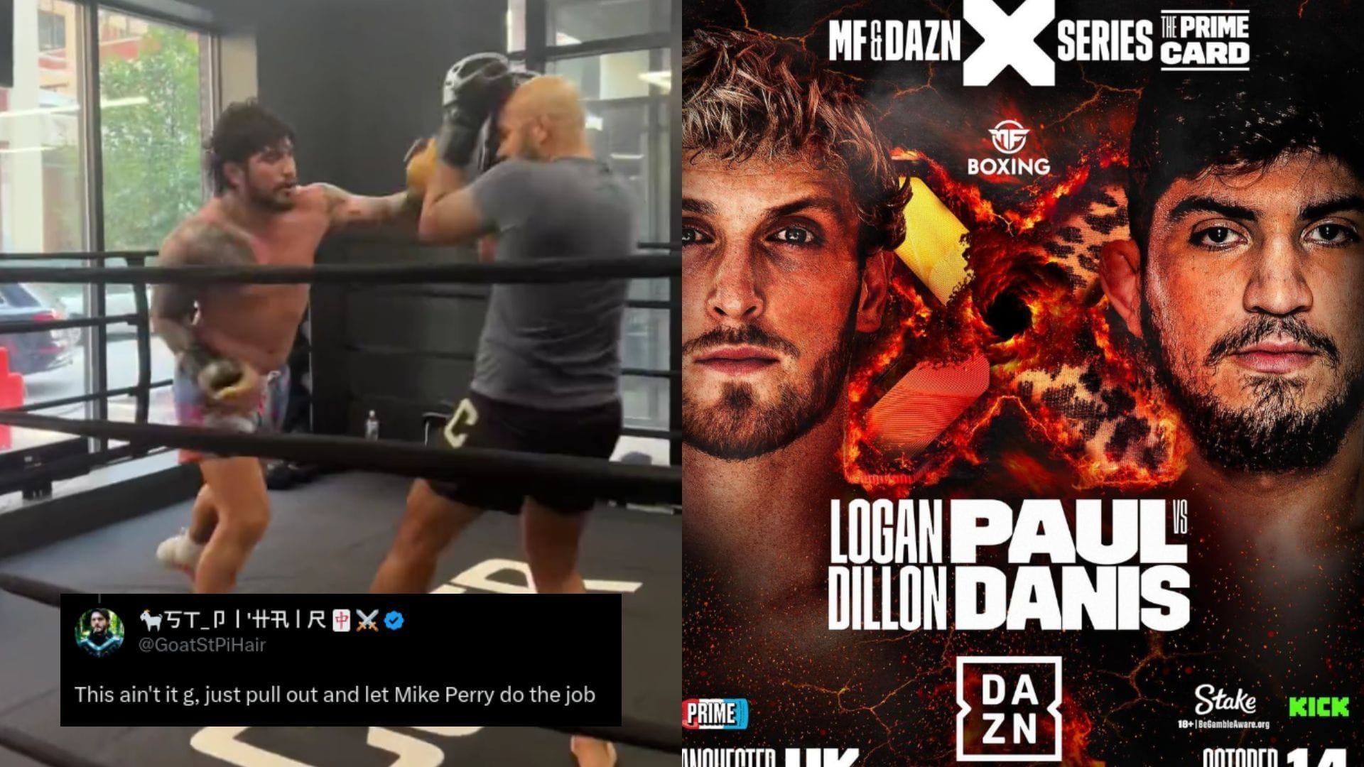 Logan Paul vs. Dillon Danis "Just pull out and let Mike Perry do the