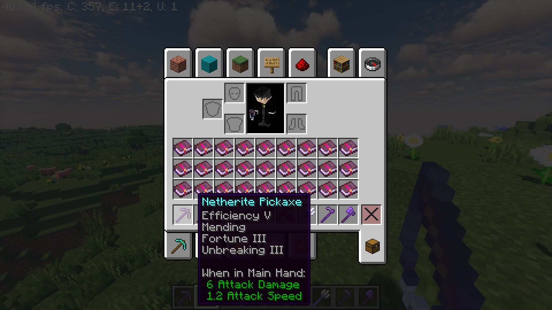 Pickaxe enchantments (Image via Mojang)