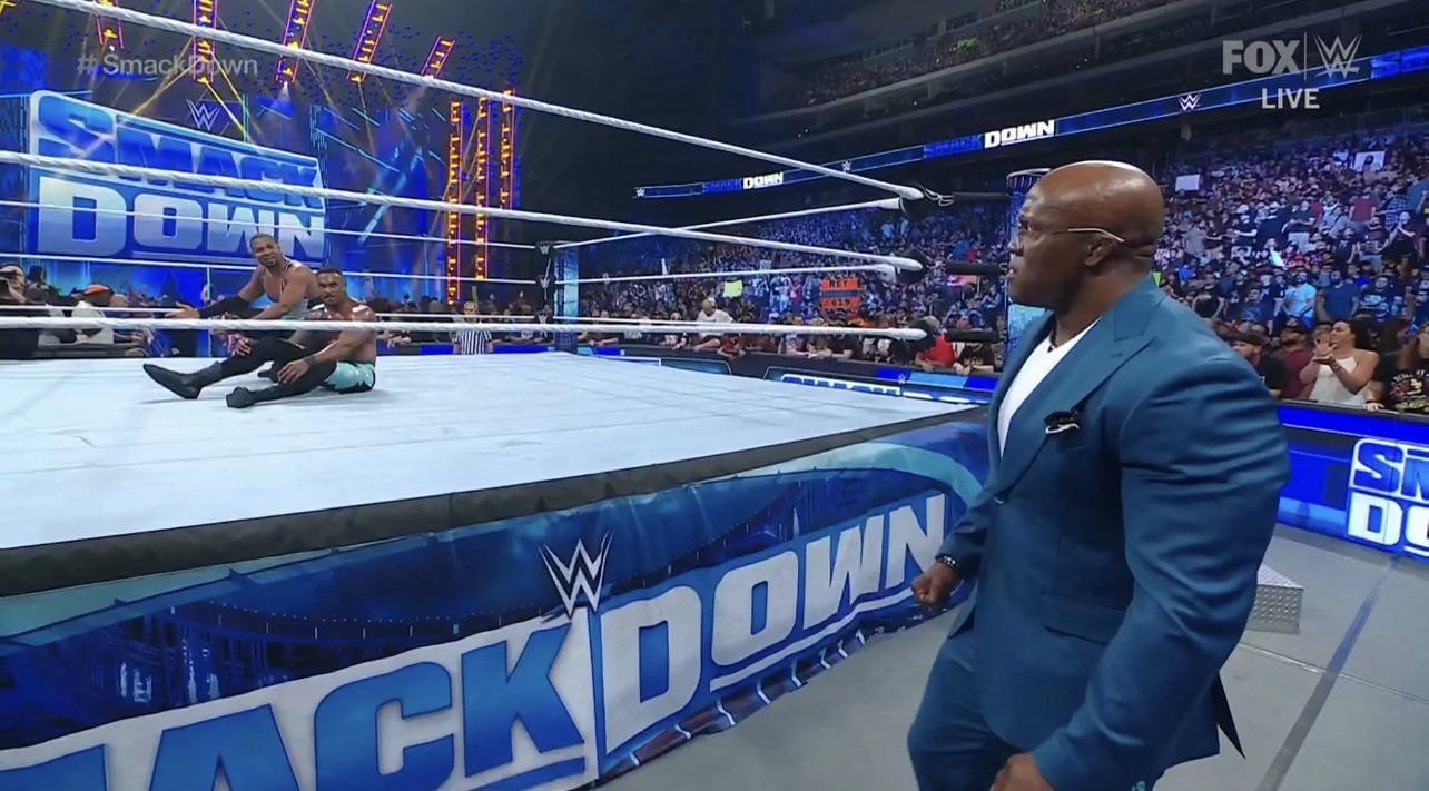Bobby Lashley was not happy on SmackDown.