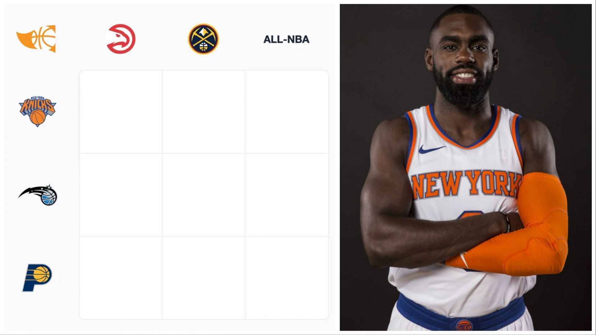 Which Knicks players have also played for Hawks and Nuggets? NBA Immaculate Grid answers for September 10