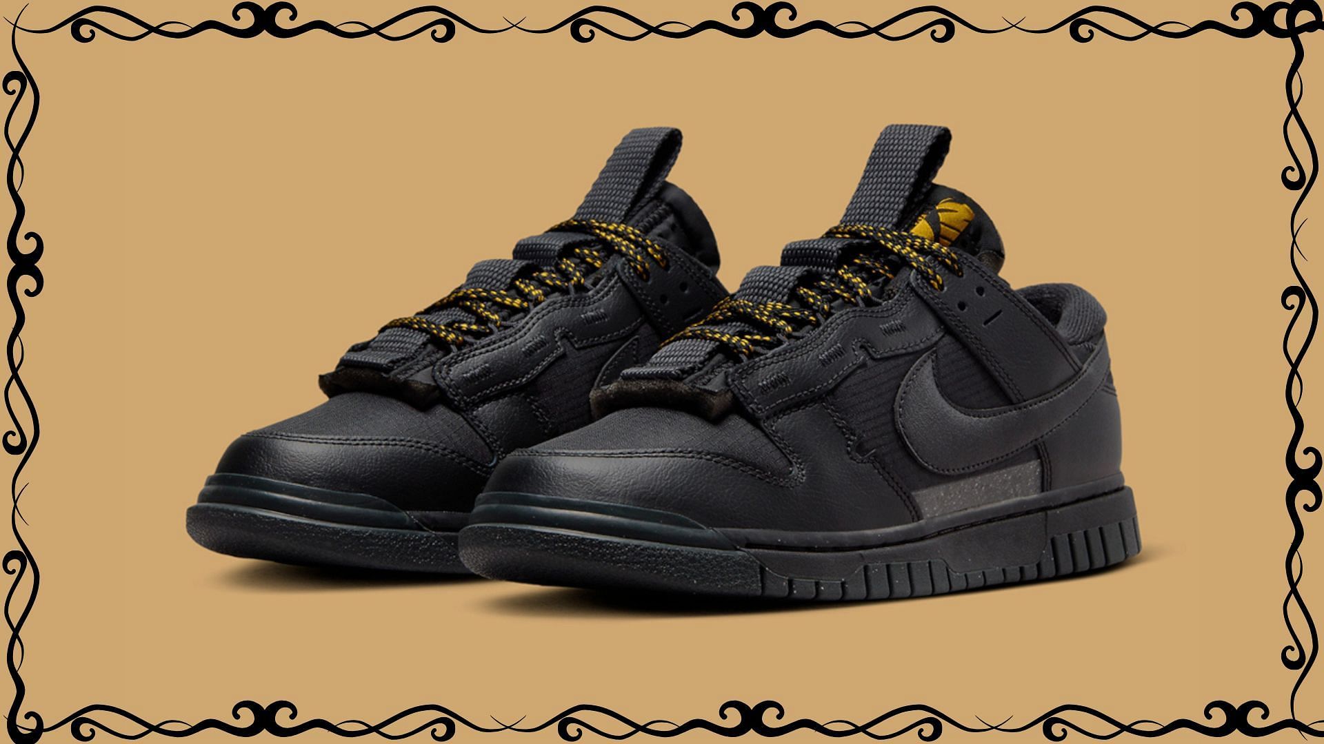 Nike dunk outlet black gold