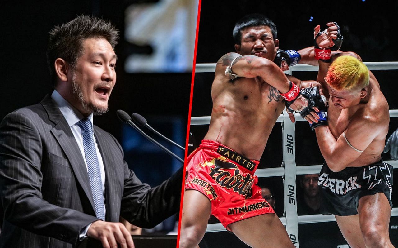 Chatri Sityodtong (Left) says ONE Friday Fights 34 (Right) exceeded his expectations 