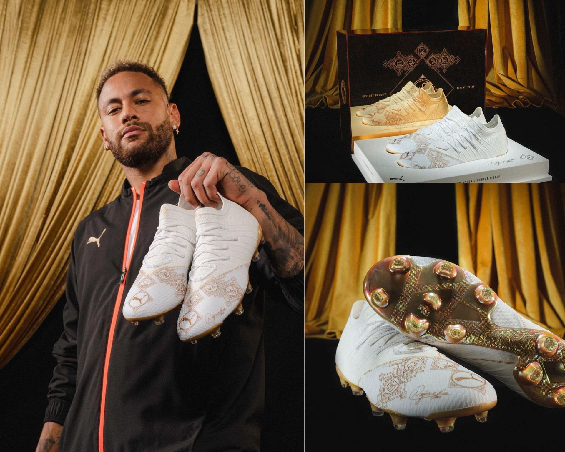 Neymar Jr. and the NJR78 Future Boots  ( Image via Puma website)
