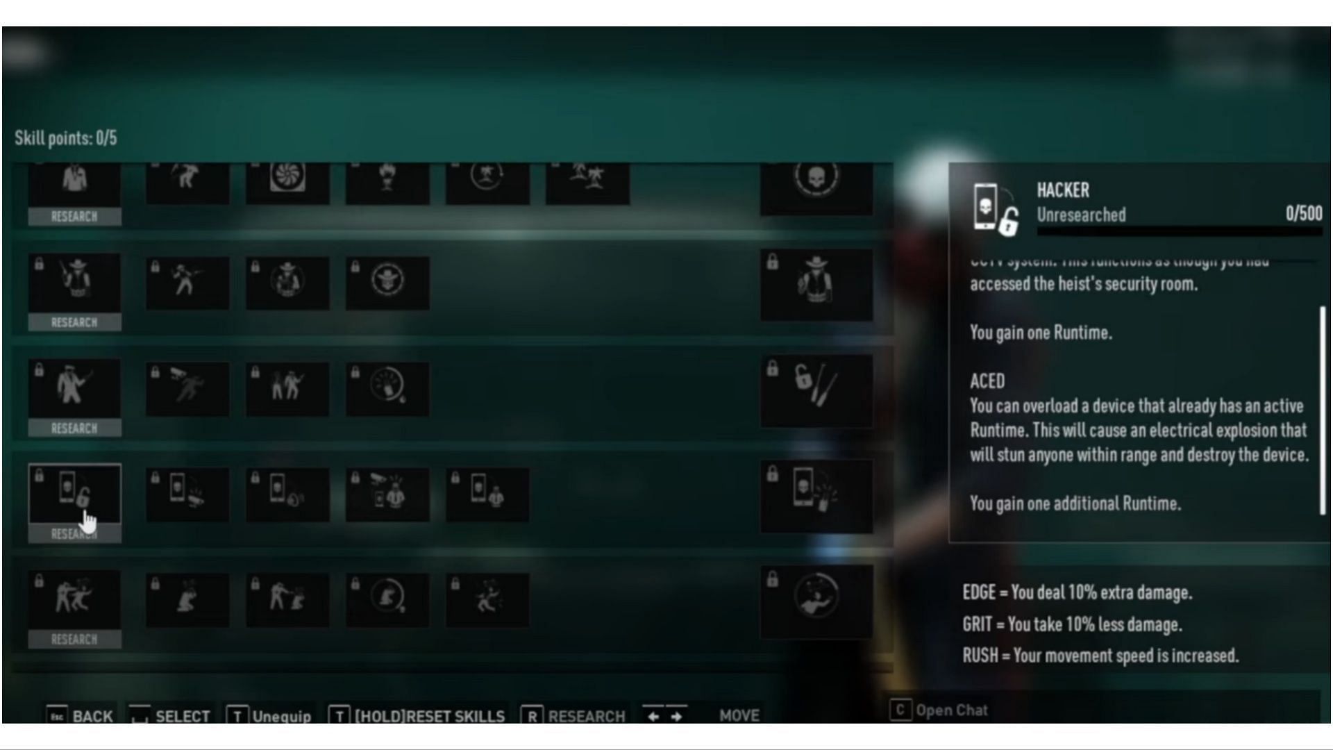 Hacker skill in Payday 3 (Image via Deep Silver and YouTube/Given)