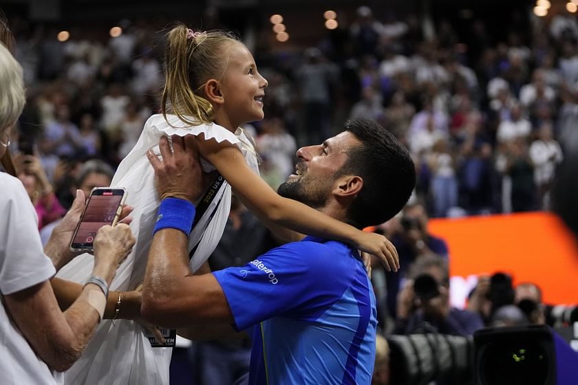 Novak Djokovic family us open