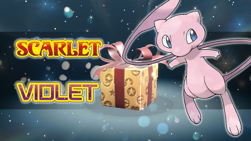 Jogada Excelente on X: Pokémon Scarlet e Violet: Mew com Tera Type  Aleatório será distribuído através de Mystery Gift até 18 de setembro de  2023. Código: GETY0URMEW Esse código NÃO É PARA