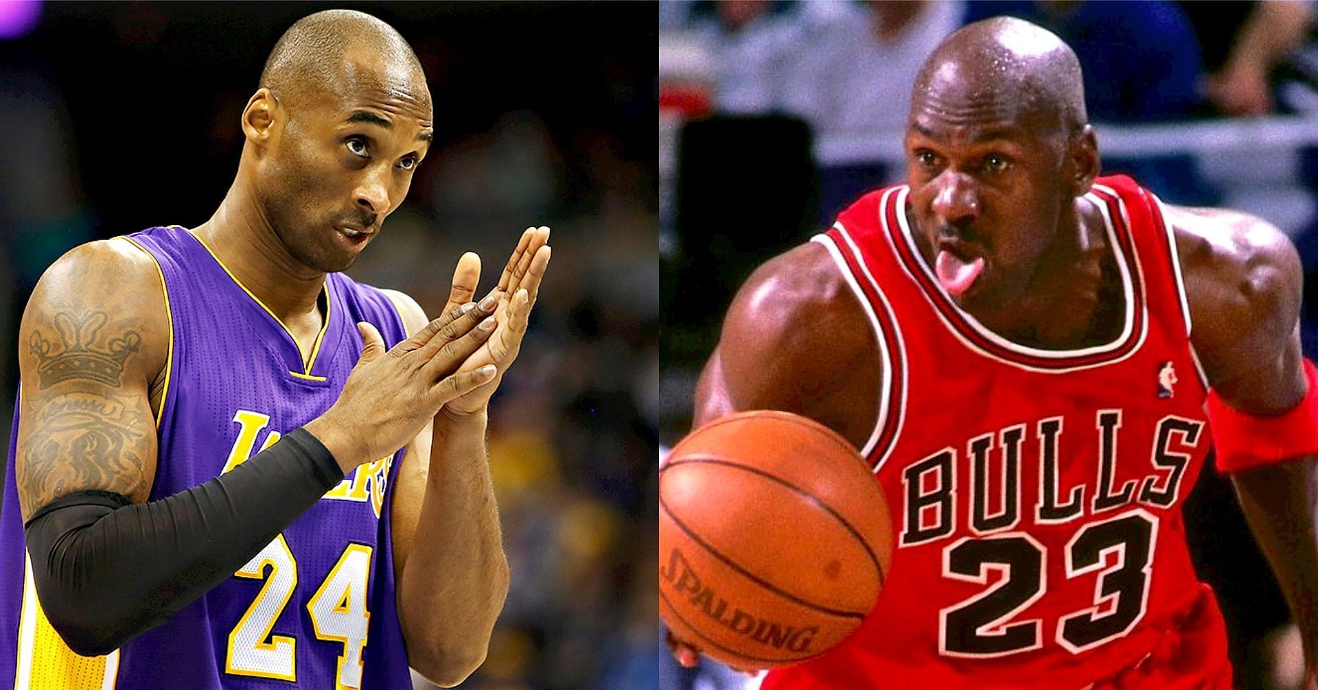 LA Lakers legend Kobe Bryant and Chicago Bulls legend Michael Jordan