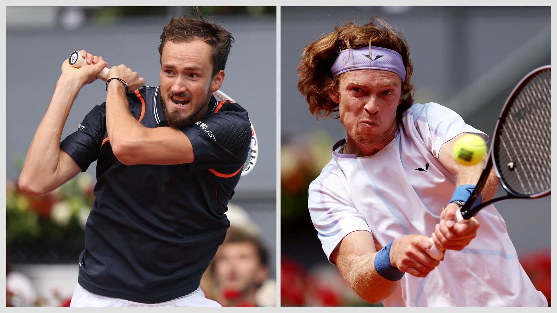 Daniil Medvedev vs Andrey Rublev is one of the quarterfinal matches at the 2023 US Open.