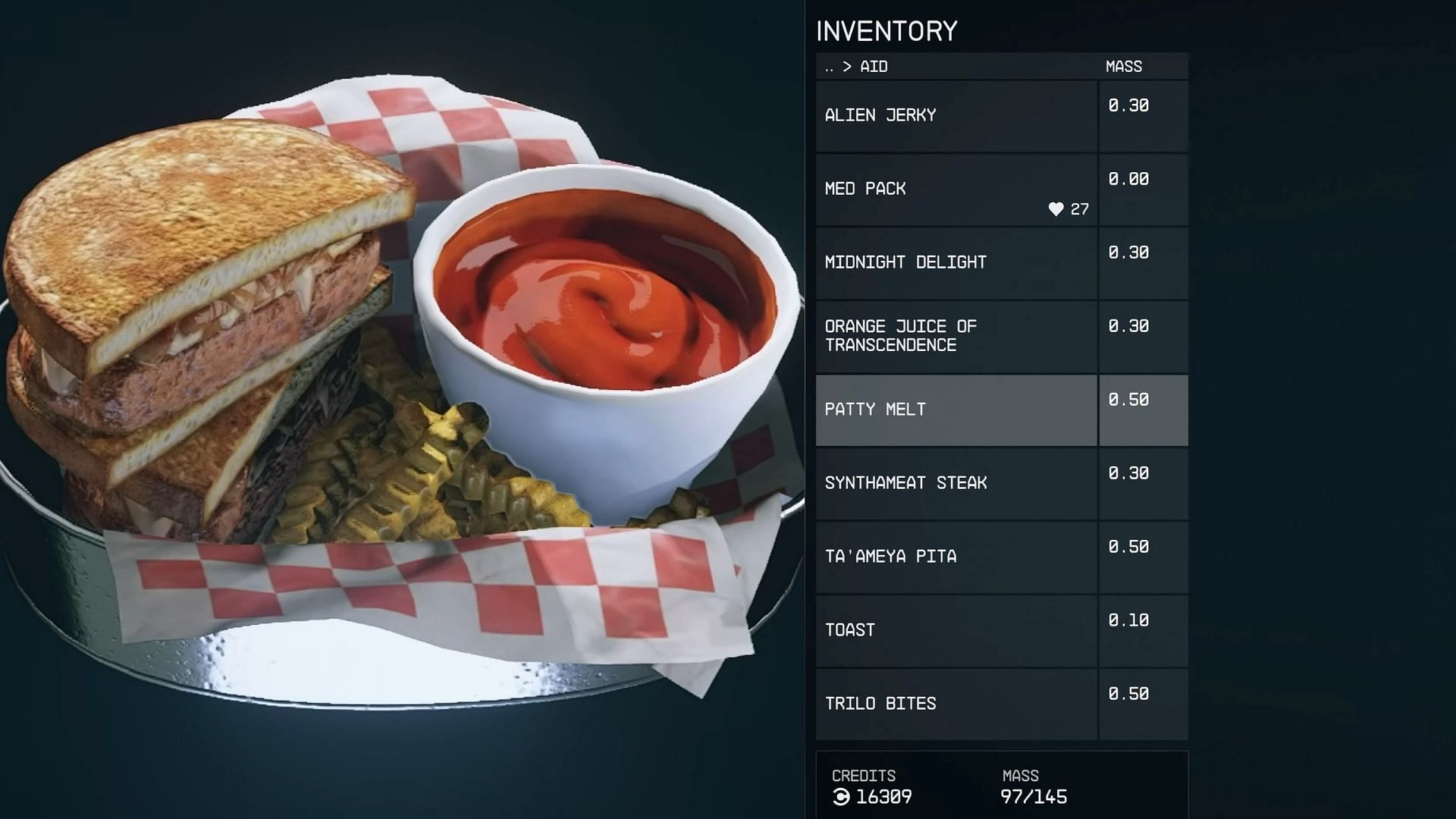 Patty Melt (Image via Bethesda)