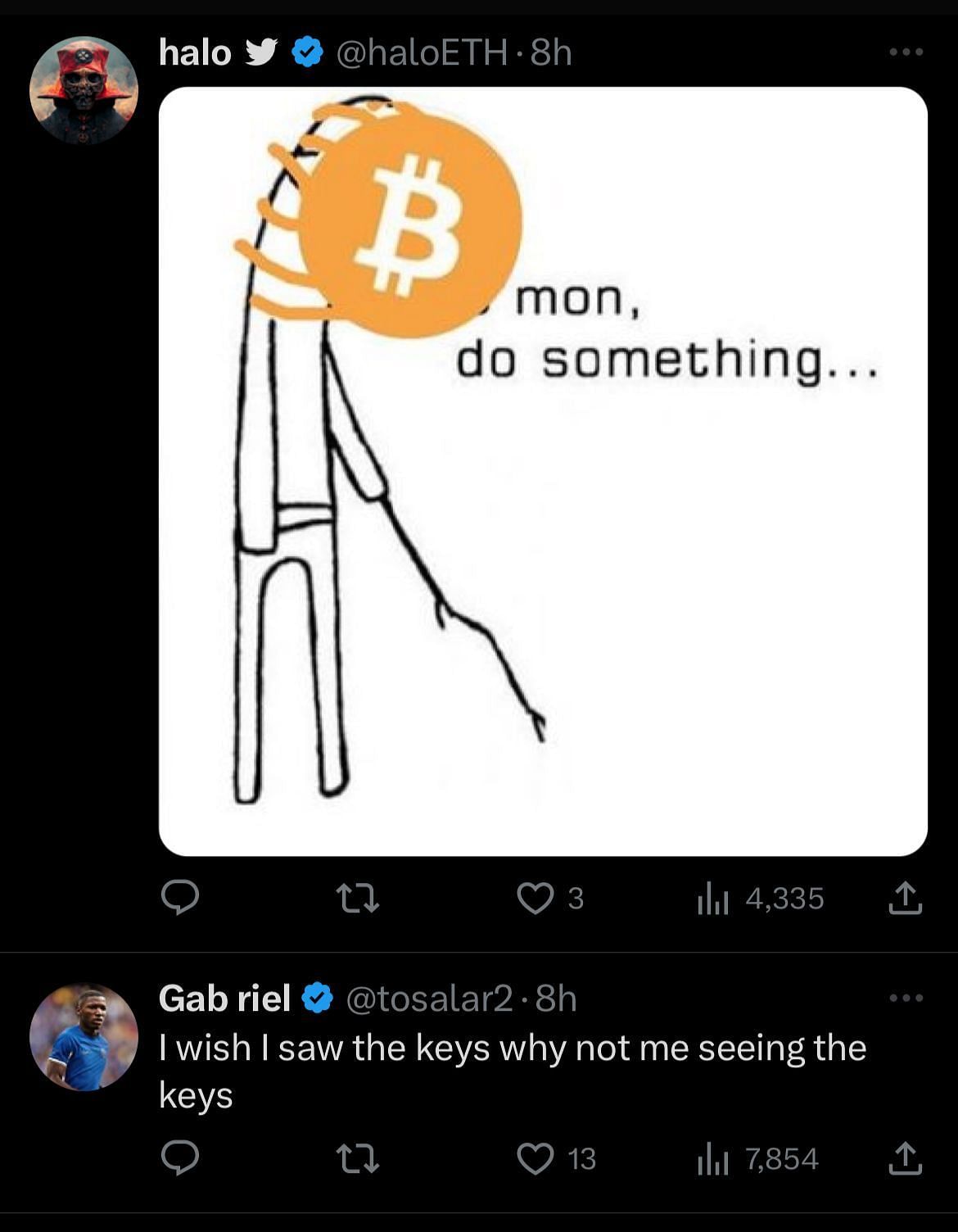 Fans continue to troll the crypto streamer (Image via Twitter)