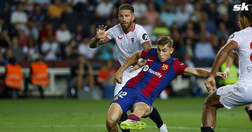 Barcelona beat Sevilla with a Sergio Ramos own goal