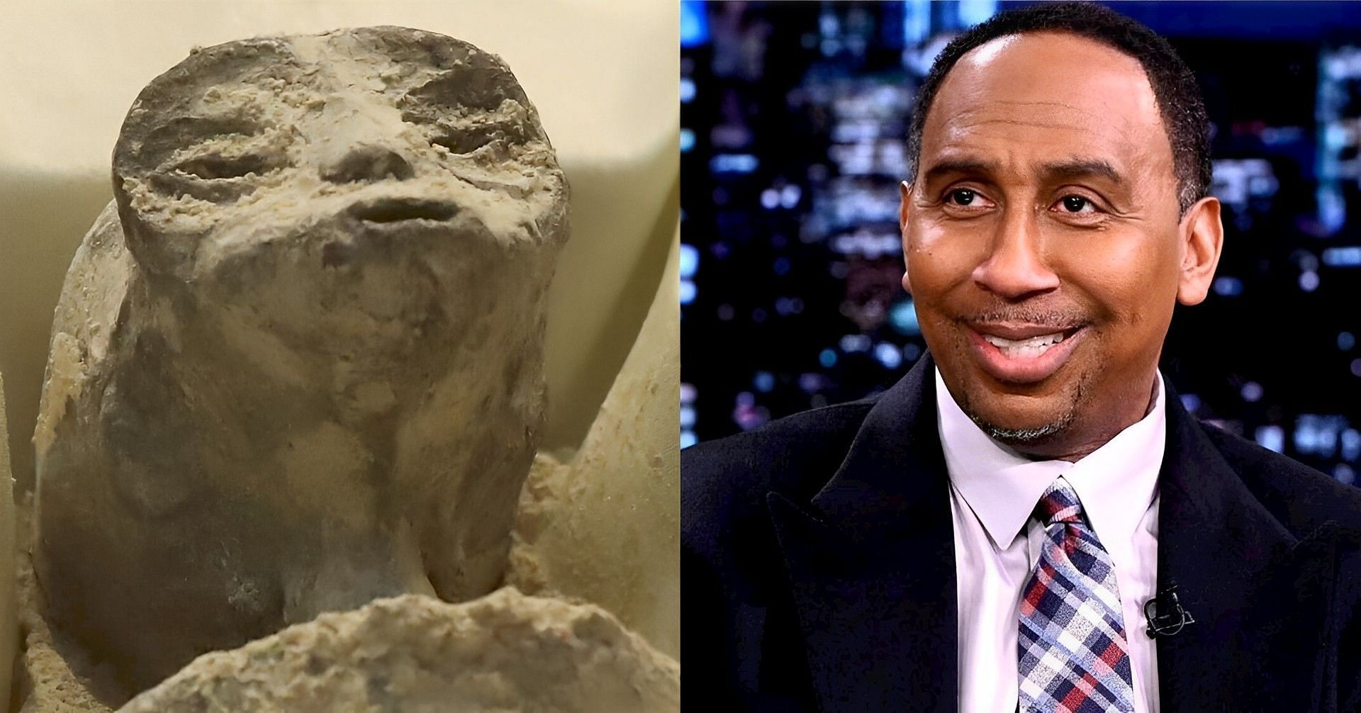 Alleged alien remains that were recently presented to the Mexican government and ESPN analyst Stephen A. Smith
