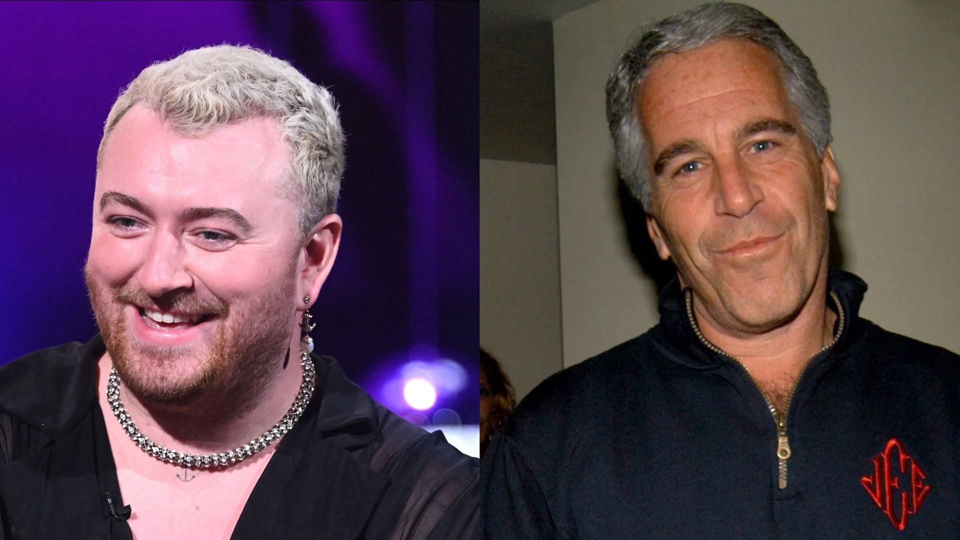 Sam Smith garners backlash over recent outfit that apparently resembles a the patterns on a building on Jeffrey Epstein