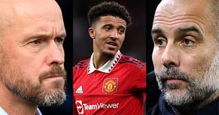"He didn't want to take this challenge" - Pep Guardiola's old comments on Jadon Sancho resurface amid row with Manchester United manager Erik ten Hag