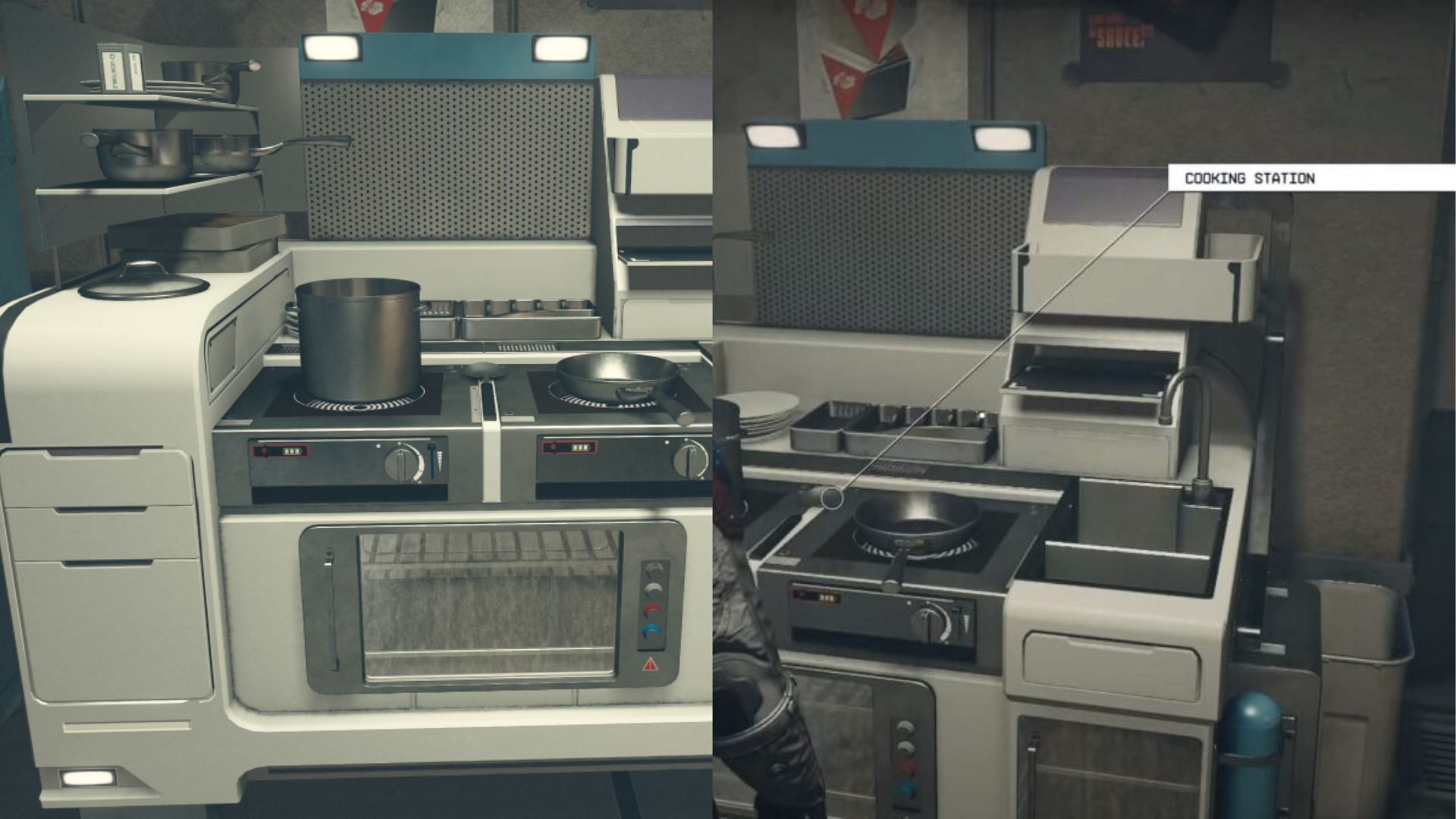 Cook food at the cooking station (Image via Bethesda)