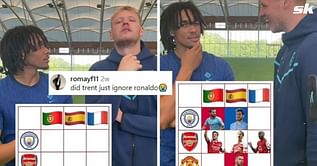 “Did Trent just ignore Ronaldo,” “Trent to Arsenal” – Fans react as Alexander-Arnold loses football tic-tac-toe to Aaron Ramsdale after funny error