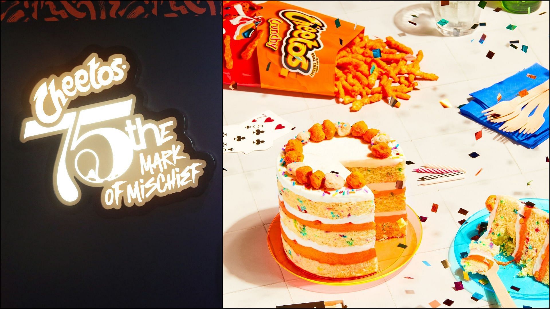 Milk Bar introduced a new Cheetos x Milk Bar Birthday Cake commemorating 75 years of Cheetos (Image via PR Newswire)