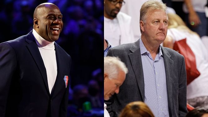 “Try to beat them d*mn Lakers” - Larry Bird once admitted Magic Johnson fueled his fire to win NBA championships