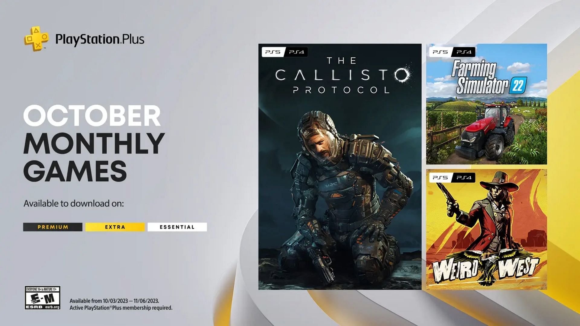 PlayStation Plus Monthly Games for October 2023 revealed Callisto