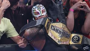 "I'm very thankful for that, very appreciative" - Rey Mysterio dedicates current championship reign to 39-year-old WWE star