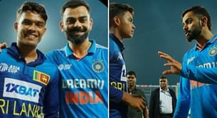 [Picture] Dunith Wellalage changes his Instagram DP to a photo with Virat Kohli