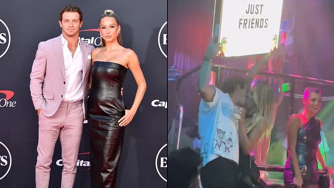 TikTok star Alix Earle spotted kissing Dolphins WR Braxton Berrios at swanky Miami club