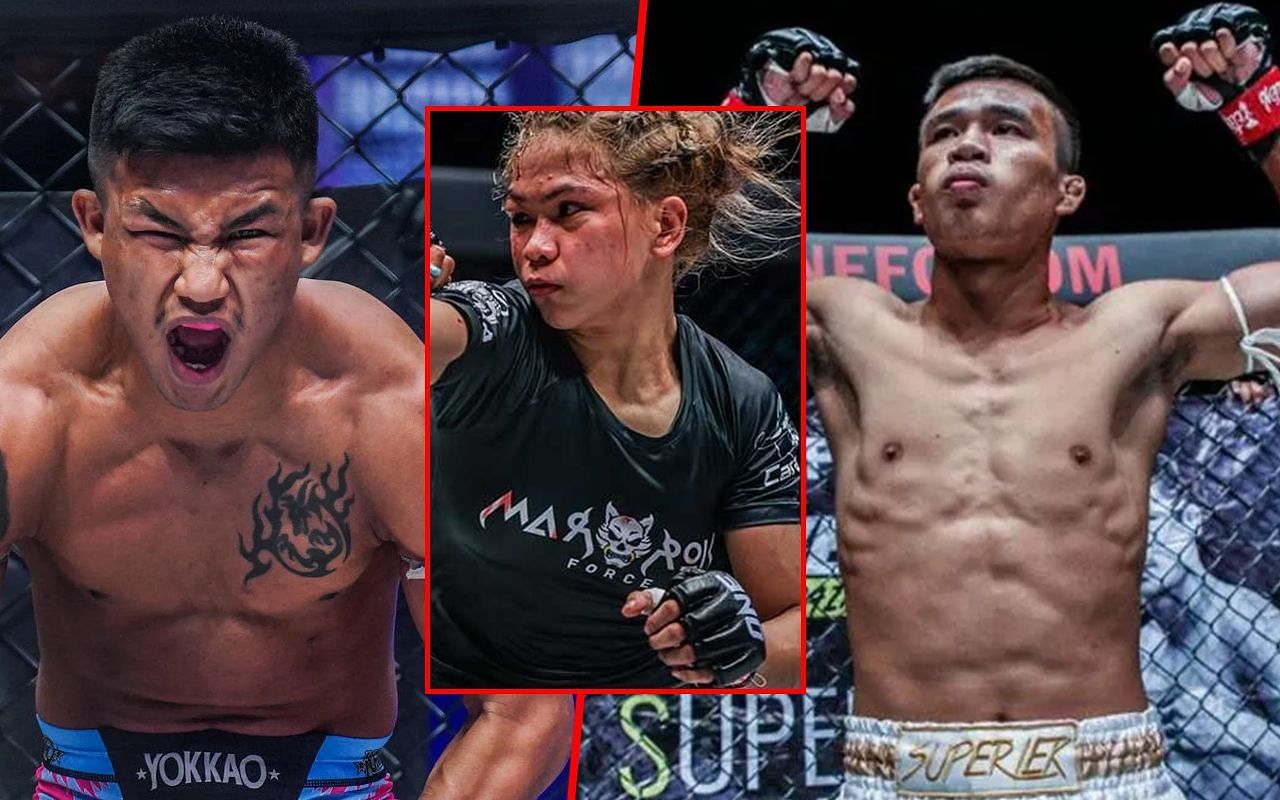 Rodtang Jitmuangnon, Denice Zamboanga, Superlek - Photo by ONE Championship