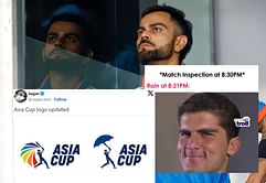 "Mast naha dhoke aana"- Top 10 funny memes as rain forces Super 4 match between India and Pakistan to move to a reserve day