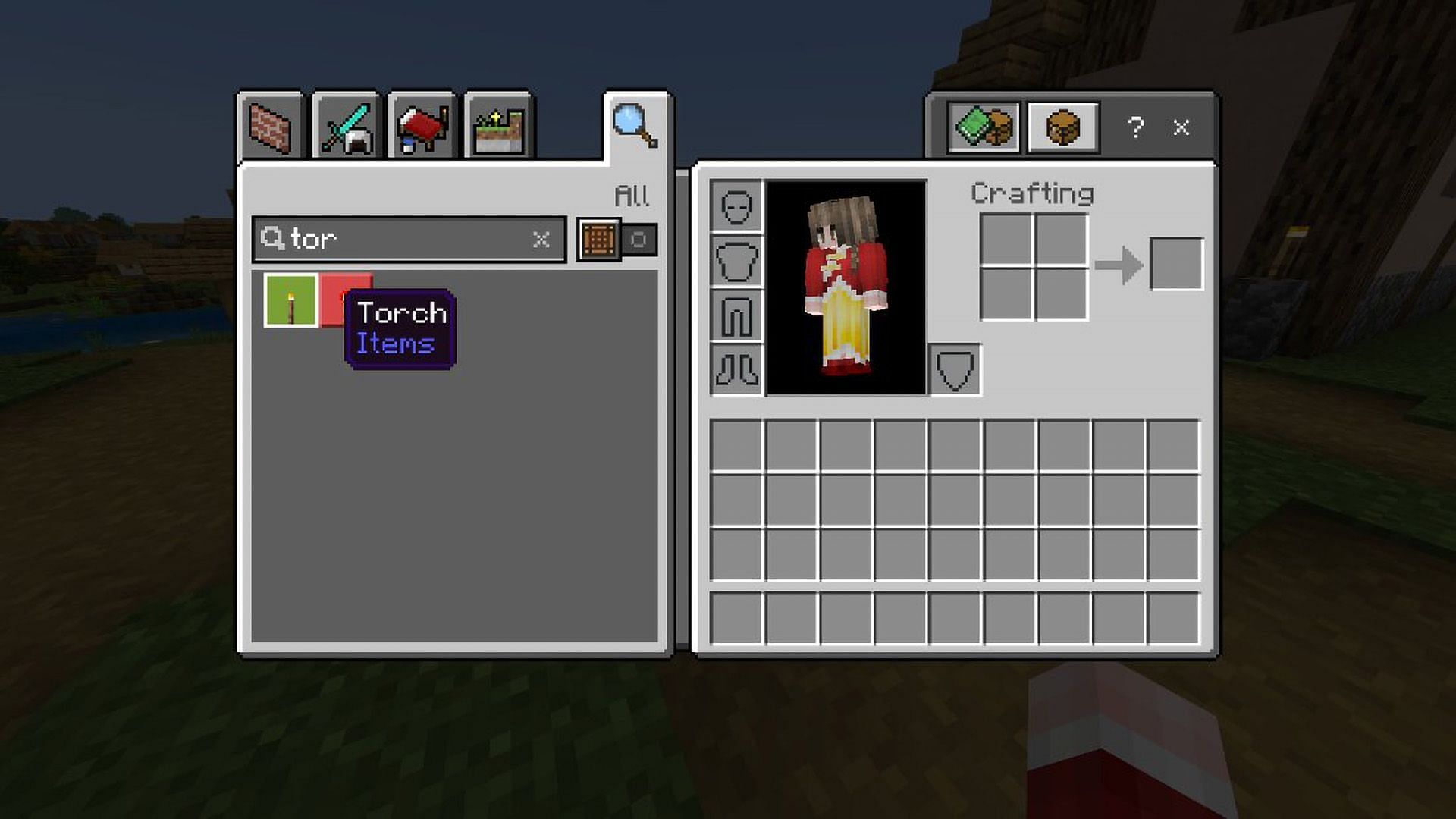 Easy recipe book access (Image via Mojang)