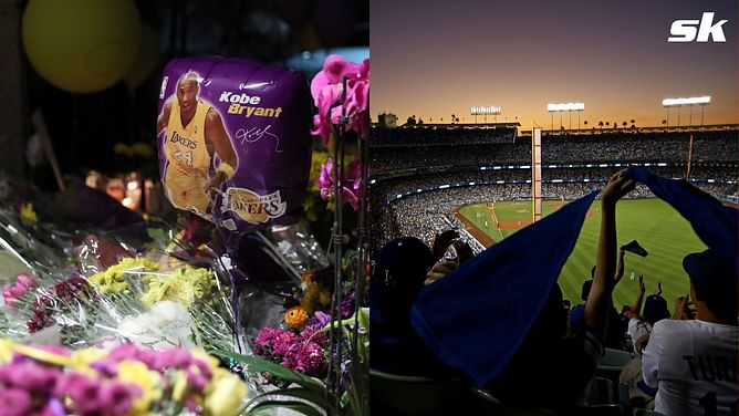 Los Angeles Dodgers fans aren't so quick to praise extravagant Kobe Bryant drone show at Dodgers Stadium