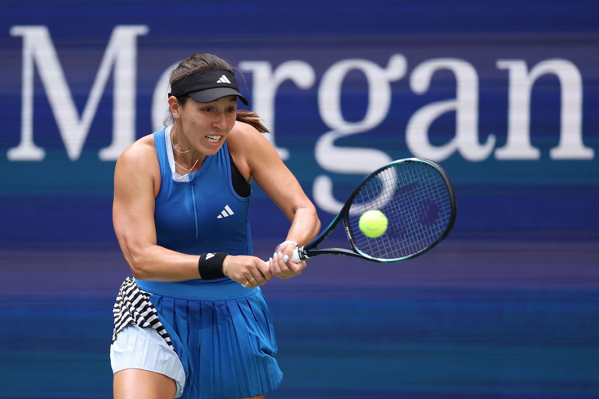 Jessica Pegula in action at the US Open