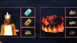 Free Fire State Wars event: Get free Dino Suit and Torn Angel Gloo Wall skin