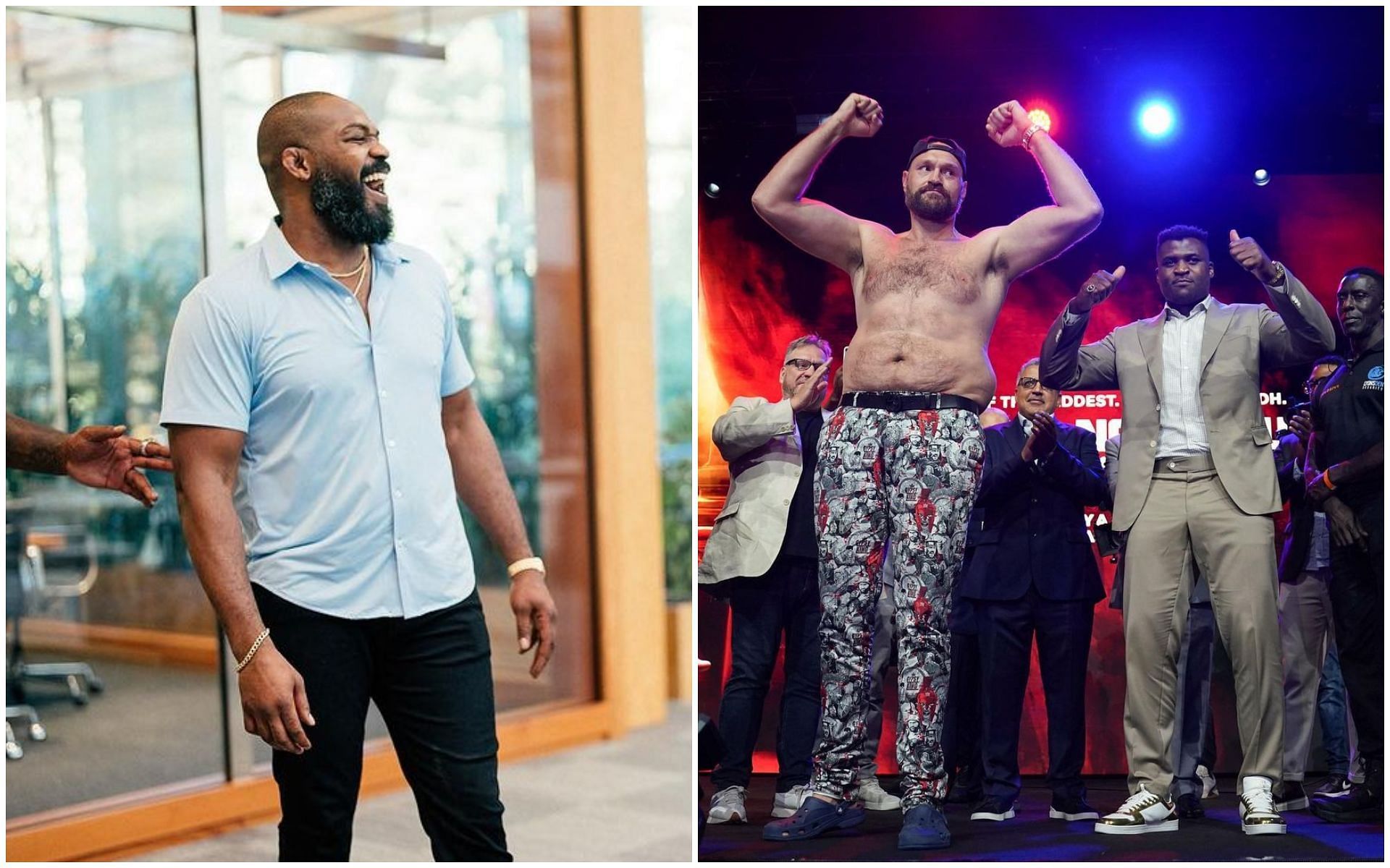 Jon Jones and Tyson Fury vs. Francis Ngannou