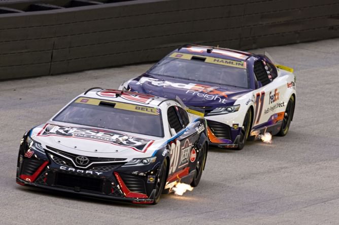 Michael Jordan previews upcoming $140 sneakers with new paint scheme for NASCAR playoffs race at Texas
